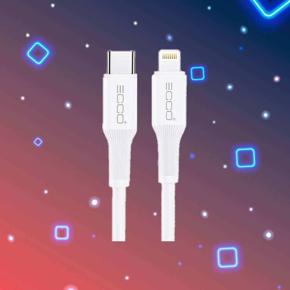 Cable ECCO tipo C a Lightning EC-10CI de 45W