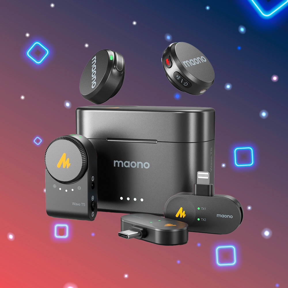 Micrófono lavalier Maono Wave T5