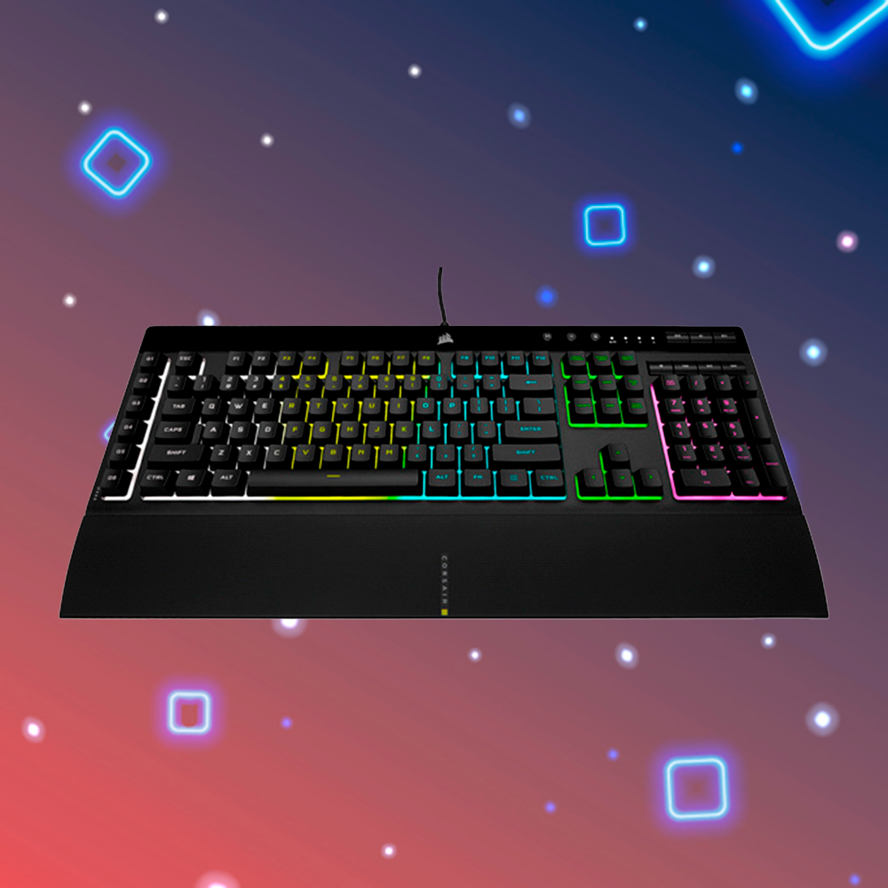 Teclado gamer Corsair K55 RGB PRO